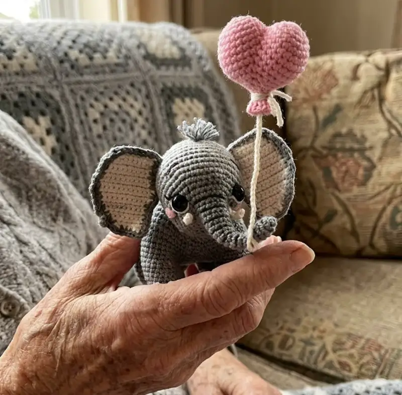 Quality crochet pattern: Elephant Elf Amigurumi Pattern - Intermediate level guide with complete instructions