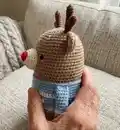 Minimals Deer Amigurumi Pattern step 3 - details and accessories