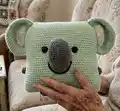 Pillow-koala Amigurumi Pattern step 1 - construction progress
