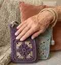 Phone Bag with Star Lily pocket Crochet Pattern step 4 - final assembly and finishing
