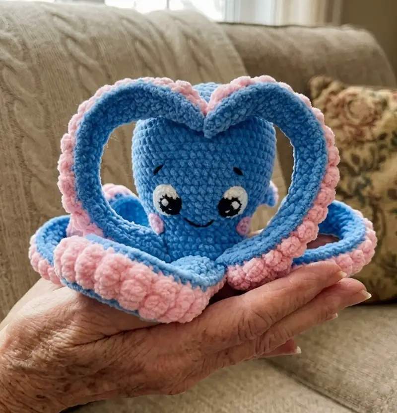Complimentary Intermediate crochet pattern: Ostin The Octopus Amigurumi Pattern - Simple to follow guide