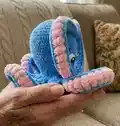 Ostin The Octopus Amigurumi Pattern step 3 - details and accessories