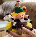 Down On The Farm - Stack Toy Amigurumi Pattern step 4 - final assembly and finishing