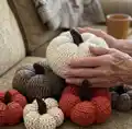 Crochet Pumpkin Pattern step 1 - construction progress