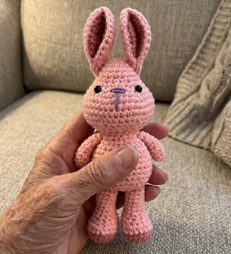 Complimentary Intermediate crochet pattern: Rabbit Amigurumi Pattern - Simple to follow guide