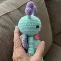 Blue the Butterfly Amigurumi Pattern step 3 - details and accessories