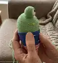 Frog Amigurumi Pattern step 3 - details and accessories