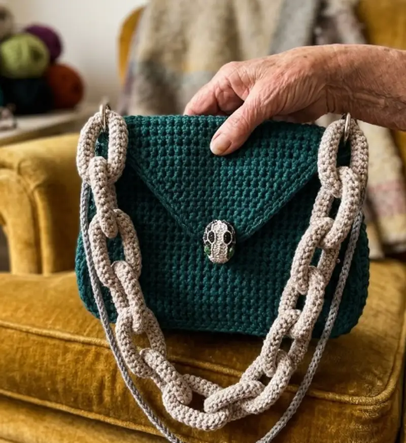 Complimentary Intermediate crochet pattern: Nymphs bag Pattern - Simple to follow guide