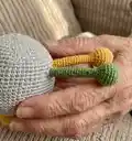 SpaceBall Amigurumi Pattern step 2 - assembly progress