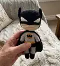 Batman Amigurumi Pattern step 4 - final assembly and finishing