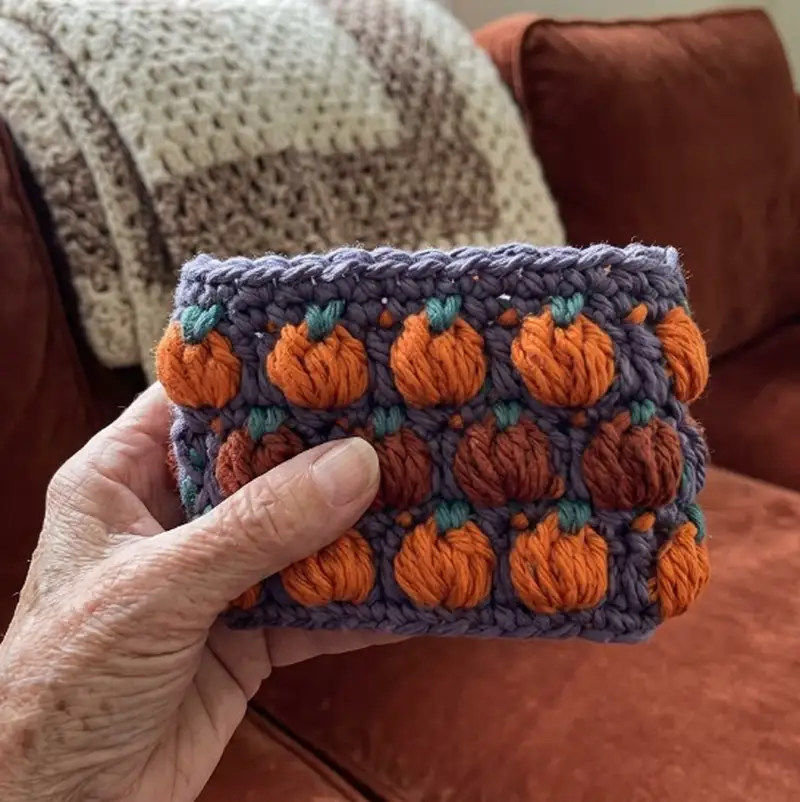 Quality crochet pattern: Pumpkin Cup Cozy Pattern - Intermediate level guide with complete instructions