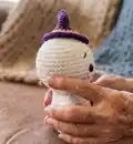 Cute Plushies Ghost Amigurumi Pattern step 3 - details and accessories