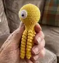 Octopus Comforter Amigurumi Pattern step 3 - details and accessories