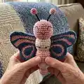Ava the Butterfly Amigurumi Pattern step 1 - construction progress