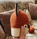 Fox Hat Crochet Pattern step 3 - details and accessories