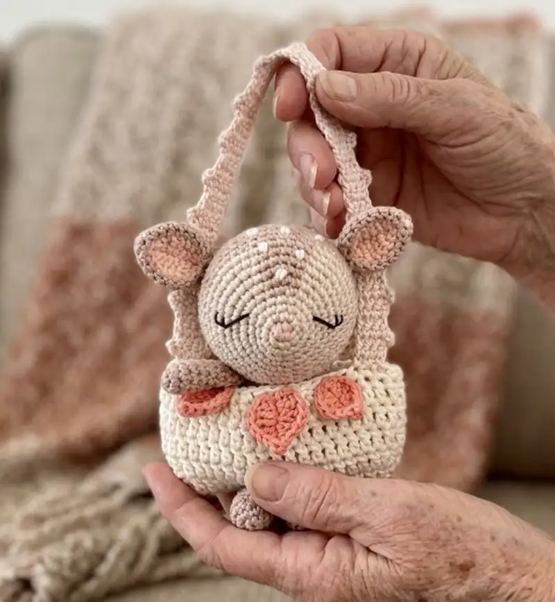 Complimentary Intermediate crochet pattern: Opale, the little fawn Amigurumi Pattern - Simple to follow guide