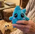 Luma Amigurumi Pattern step 1 - construction progress