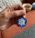 25 More Earrings to Crochet Pattern step 4 - final assembly and finishing