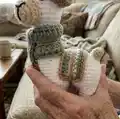 Louisa Llama Amigurumi Pattern step 3 - details and accessories