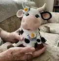 Cow Stacking Toy Amigurumi Pattern step 4 - final assembly and finishing
