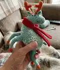 Storm the Deer Amigurumi Pattern step 1 - construction progress