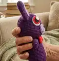FNAF Bonnie Amigurumi Pattern step 2 - assembly progress