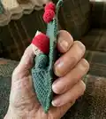 Holly Baby Amigurumi Pattern step 2 - assembly progress