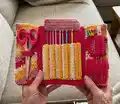 Crochet Hook Case Pattern step 4 - final assembly and finishing