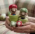 Plumbers and Pipes Amigurumi Pattern step 1 - construction progress