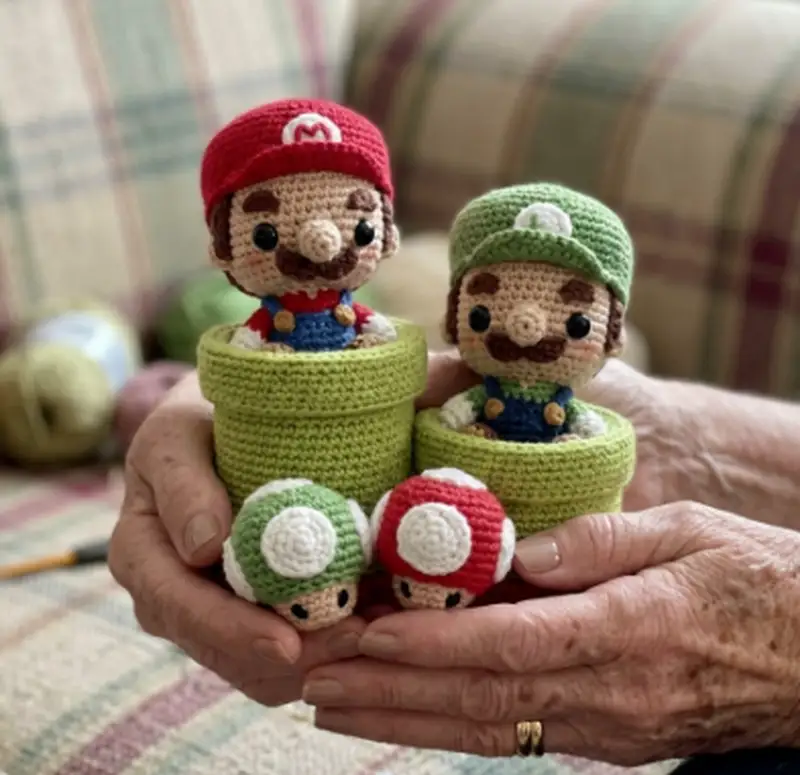 Complimentary Intermediate crochet pattern: Plumbers and Pipes Amigurumi Pattern - Simple to follow guide
