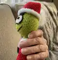 The Twelve Days of Christmas: Grinch Inspired Amigurumi Pattern step 2 - assembly progress