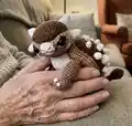 Ankylosaurus Bruno Amigurumi Pattern step 1 - construction progress