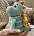 Stegosaurus Amigurumi Pattern step 3 - details and accessories