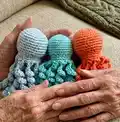 Crochet Octopus Amigurumi Pattern step 4 - final assembly and finishing
