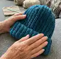 Winter Is Coming Beanie Pattern step 1 - construction progress