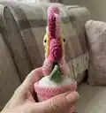 Little Floweret Amigurumi Pattern step 2 - assembly progress