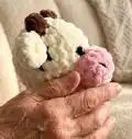 Keychain Cow Amigurumi Pattern step 3 - details and accessories