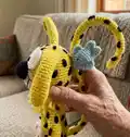 Marsupilami Amigurumi Pattern step 3 - details and accessories
