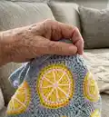 Citrus Tote Bag Pattern step 4 - final assembly and finishing
