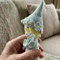 Forget-Me-Not Fairy Amigurumi Pattern step 2 - assembly progress