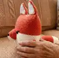 Pillow-Fox Amigurumi Pattern step 3 - details and accessories