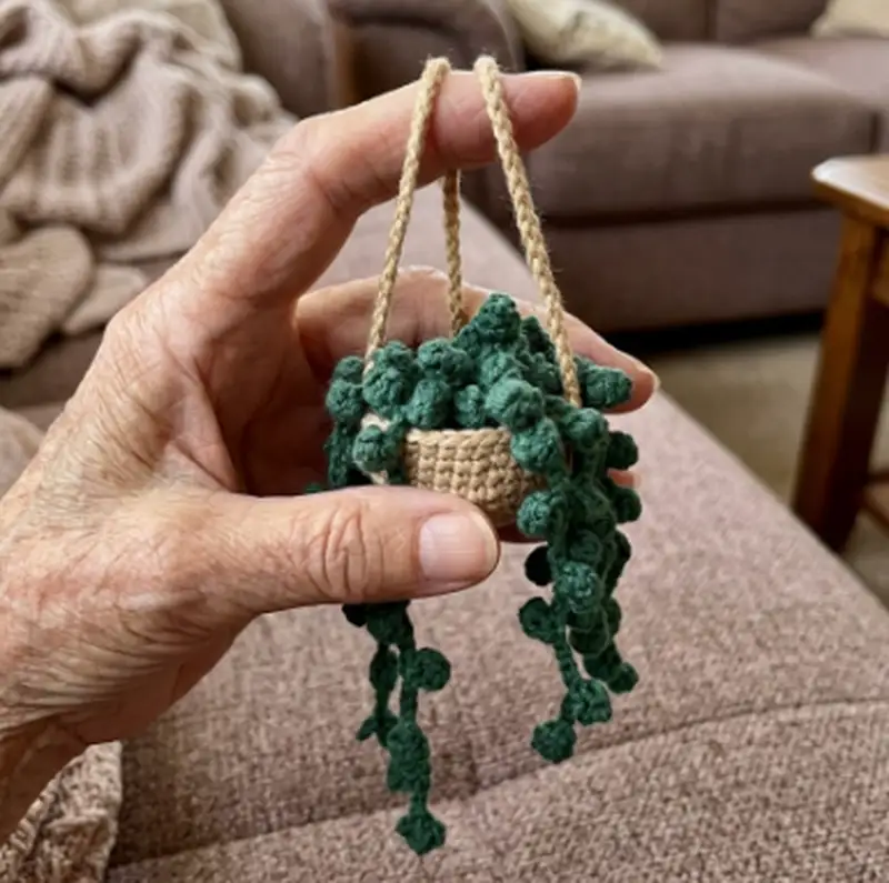 Quality crochet pattern: Succulent Potted Plant Pattern - Intermediate level guide with complete instructions