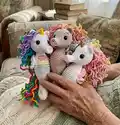 Sea Unicorn Amigurumi Pattern step 4 - final assembly and finishing