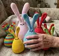 Bunny Amigurumi Pattern step 4 - final assembly and finishing