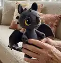 Dragon Toothless Amigurumi Pattern step 4 - final assembly and finishing