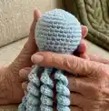 Crochet Octopus Amigurumi Pattern step 3 - details and accessories