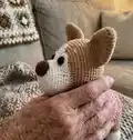 Puppy Corgi Amigurumi Pattern step 2 - assembly progress