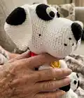Dog Dotty Amigurumi Pattern step 3 - details and accessories