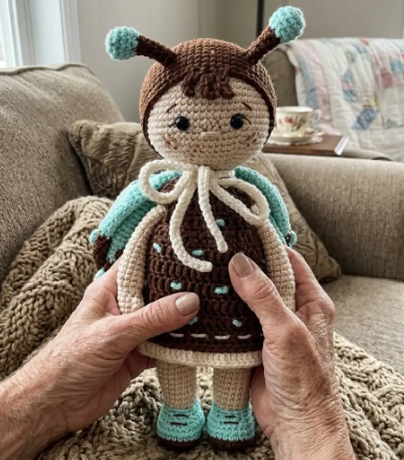 Complimentary Intermediate crochet pattern: Butterfly Amigurumi Pattern - Simple to follow guide