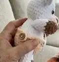 Baby Cow and Baby Bull Amigurumi Pattern step 3 - details and accessories
